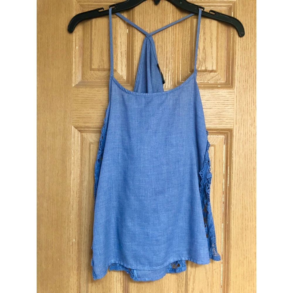 Chambray Tank Top